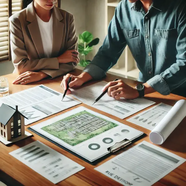 A Property Investment Advisor is explaining a property strategy to a client